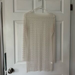 Rhinestone & Pearl Cover Up